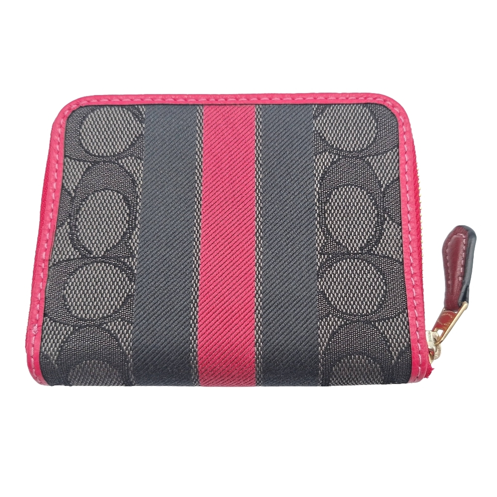 Coach Dempsey Patch Gallery Wristlet Pouch & Zip Around Wallet Bundle - 2 Pieces - Picture 10 of 16